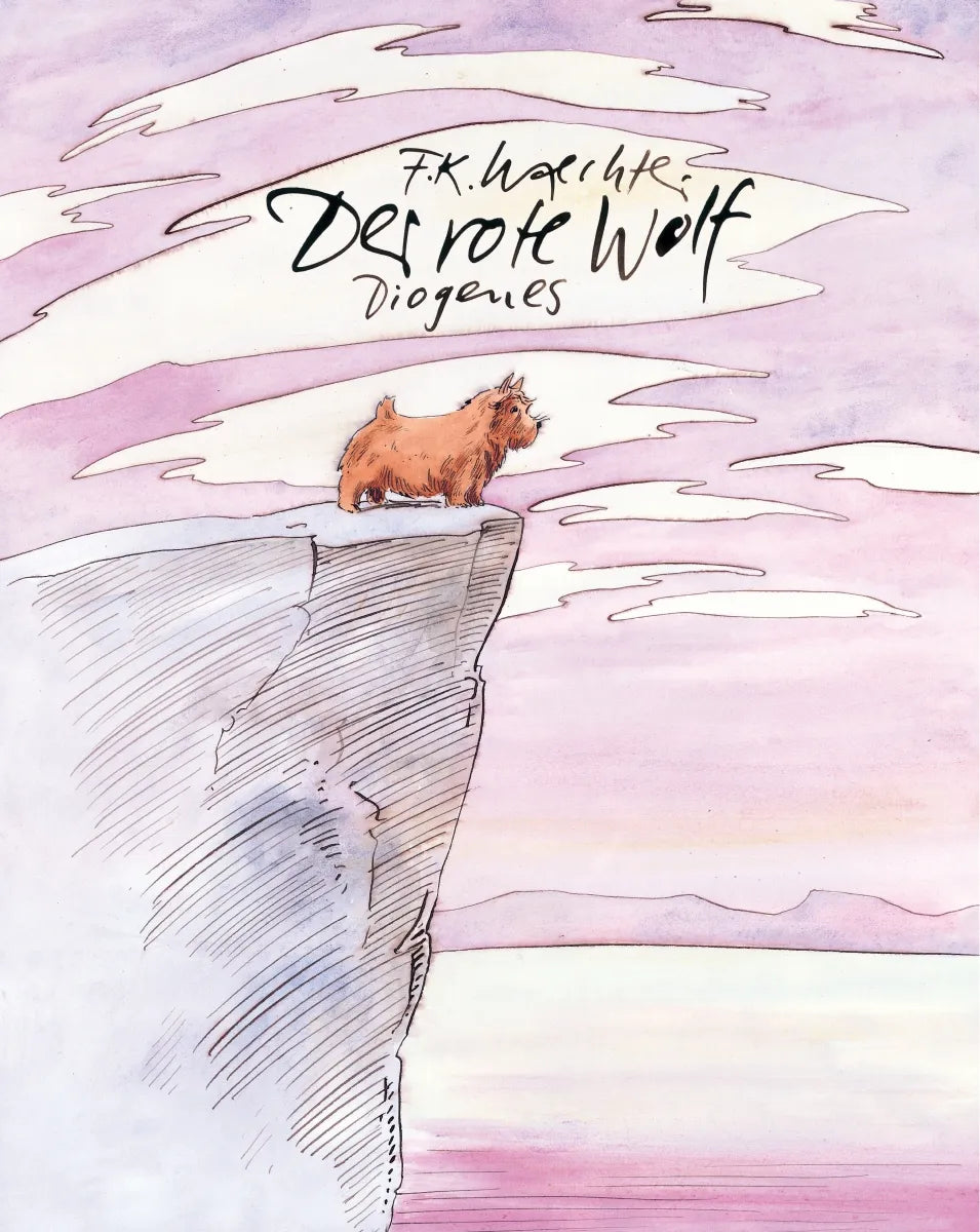 Buchcover von 'Der rote Wolf' - Gebundene Ausgabe von F.K. Waechter