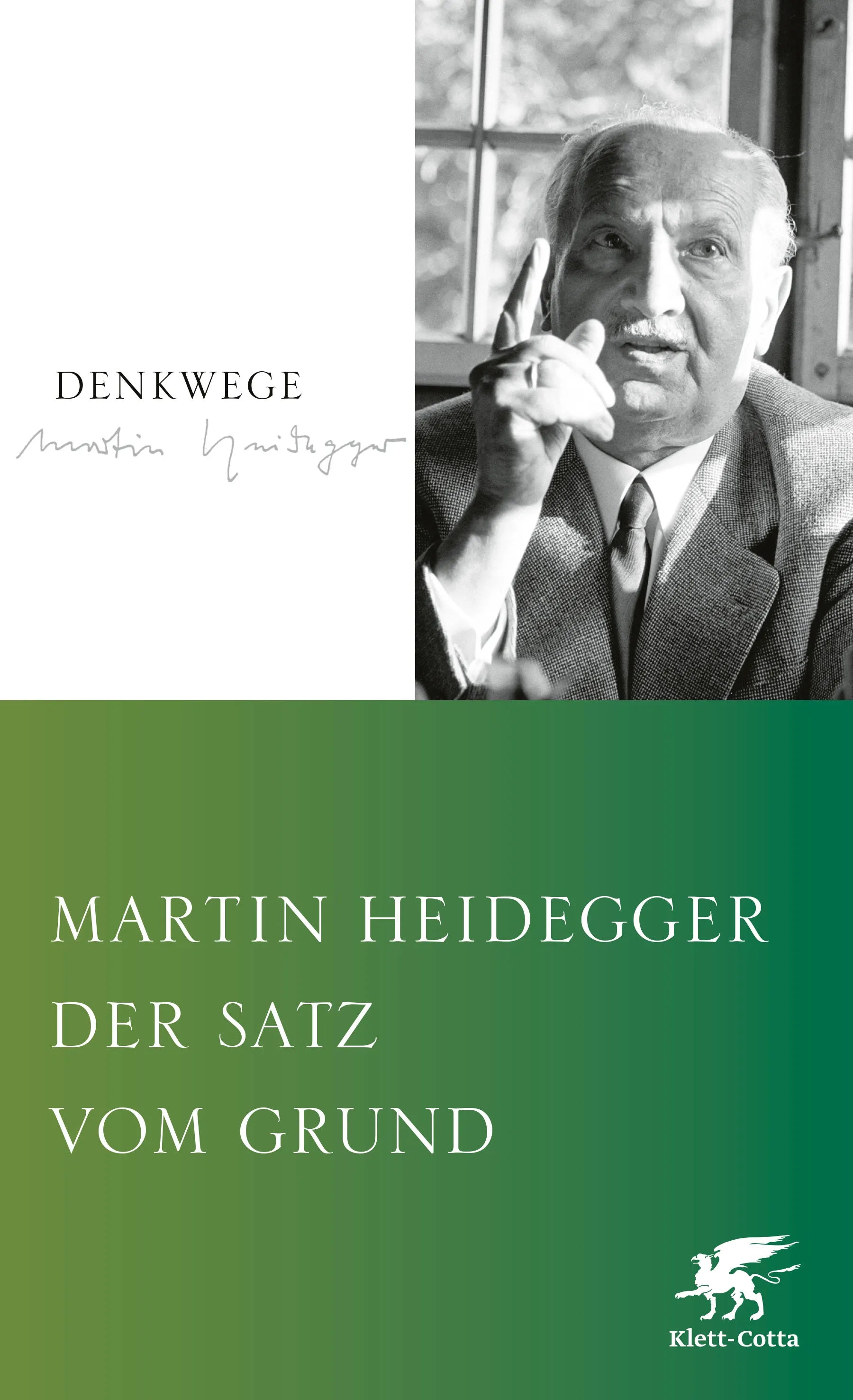 Buchcover von 'Der Satz vom Grund' - Gebundene Ausgabe von Martin Heidegger