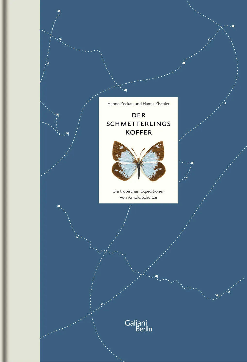 Buchcover von 'Der Schmetterlingskoffer' - Gebundene Ausgabe von Hanna Zeckau