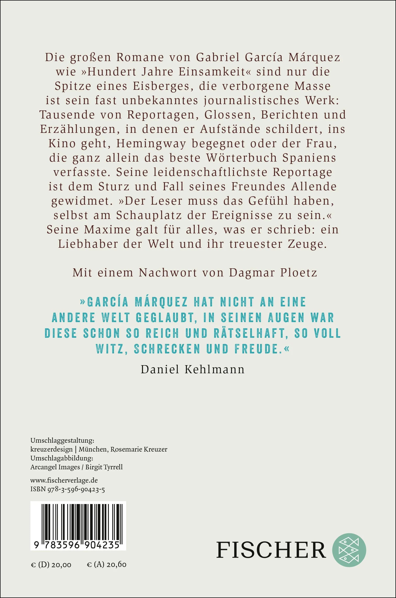 Buchrückseite von 'Der schönste Beruf der Welt' mit Klappentext - Taschenbuch