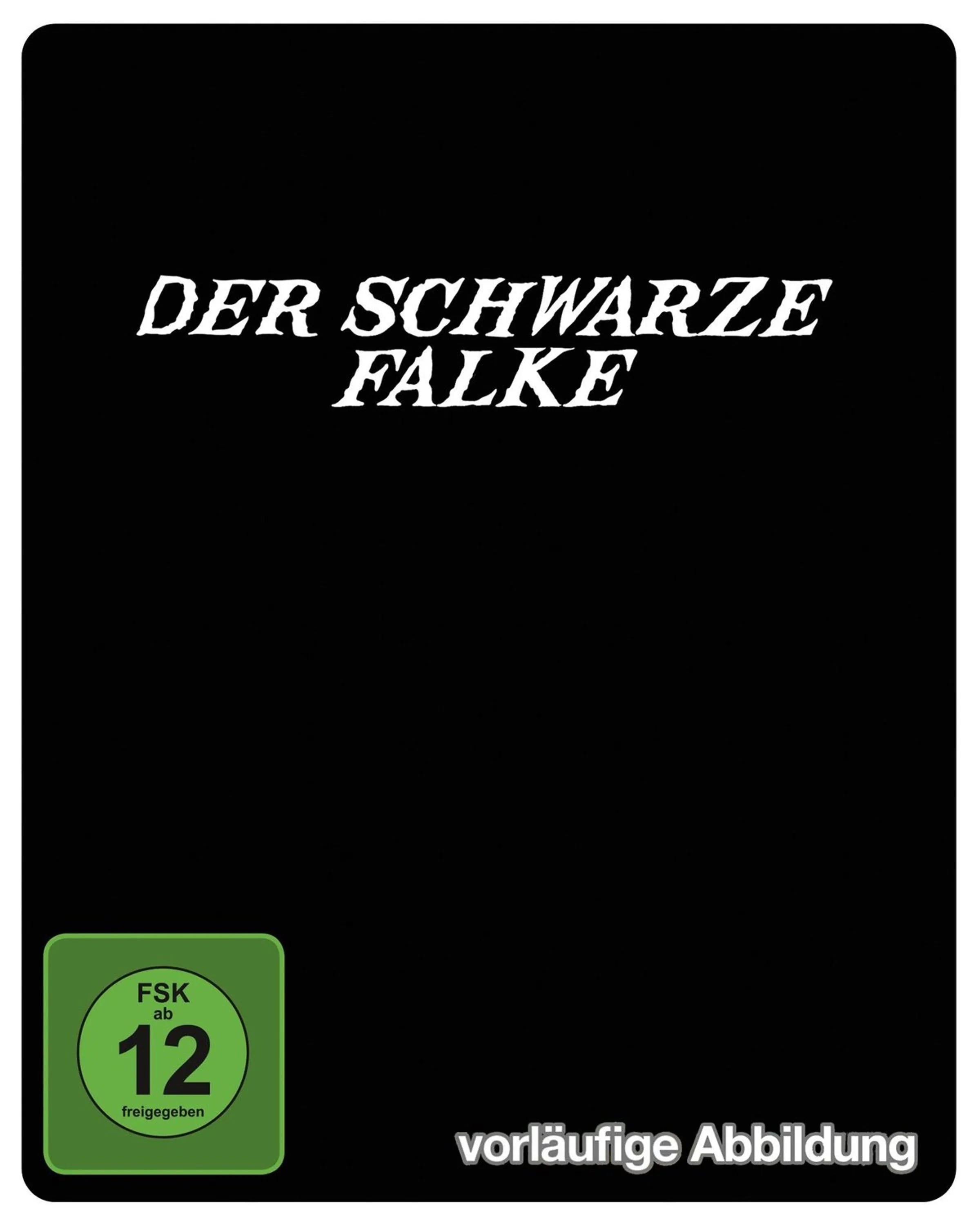 4K UHD Blu-ray-Cover: Der schwarze Falke. Regie: John Ford. Vorläufiges Cover - Platzhalterbild