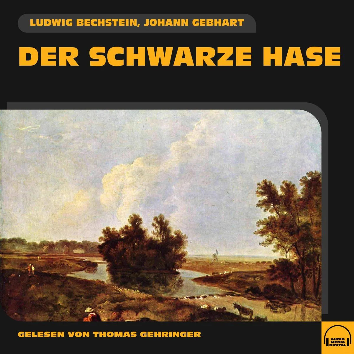 Cover: Der schwarze Hase (Hörbuch Download) von Ludwig Bechstein