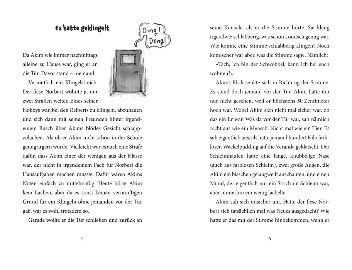 Detailansicht: Der Schwobbel – Ein Schleim zieht ein (Hardcover)