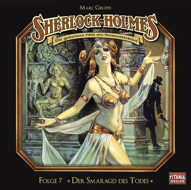 Buchcover von 'Der Smaragd des Todes' - Hörbuch (CD) von Sir Arthur Conan Doyle