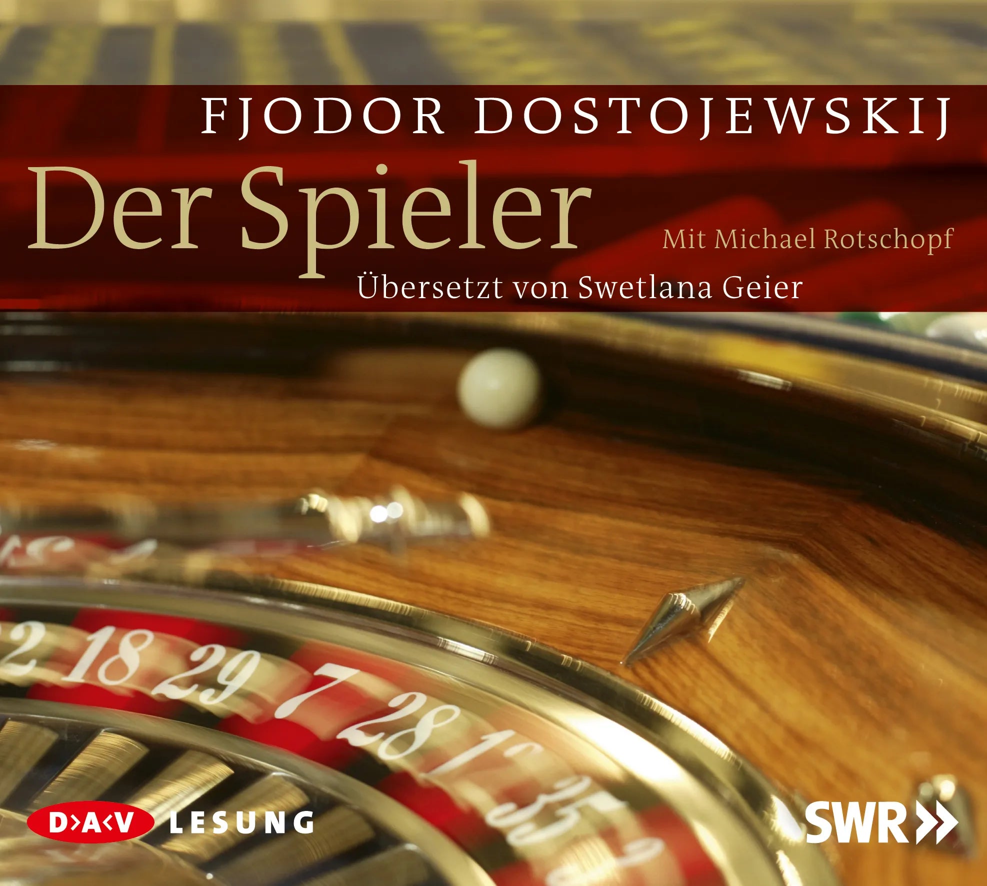 Buchcover von 'Der Spieler' - Hörbuch (CD) von Fjodor Dostojewskij