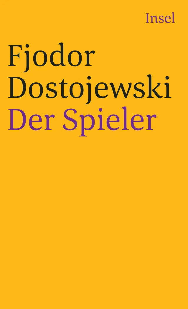 Buchcover von 'Der Spieler' - Taschenbuch von Fjodor Michailowitsch Dostojewski