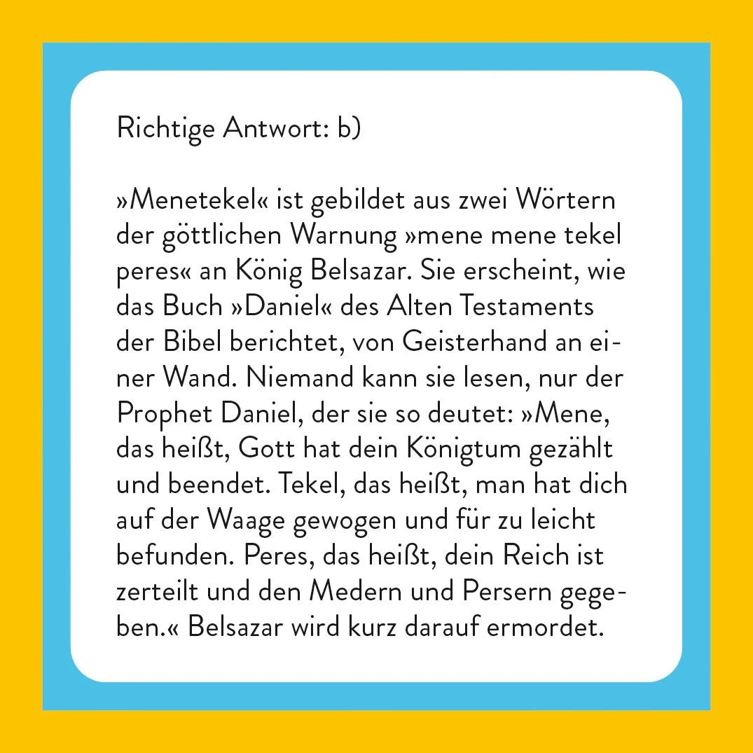 Der springende Punkt - Das Sprichwörter-Quiz – Ansicht