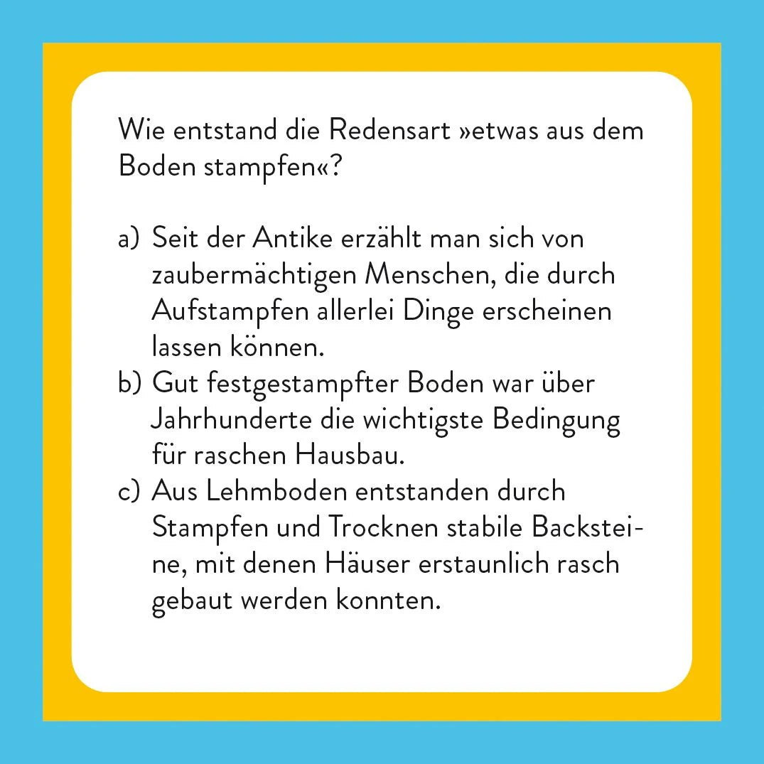 Der springende Punkt - Das Sprichwörter-Quiz – Ansicht