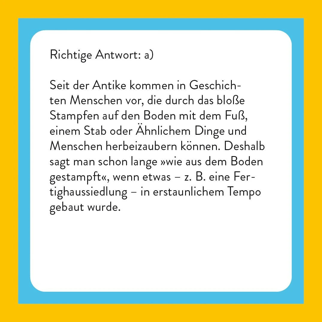 Der springende Punkt - Das Sprichwörter-Quiz – Ansicht