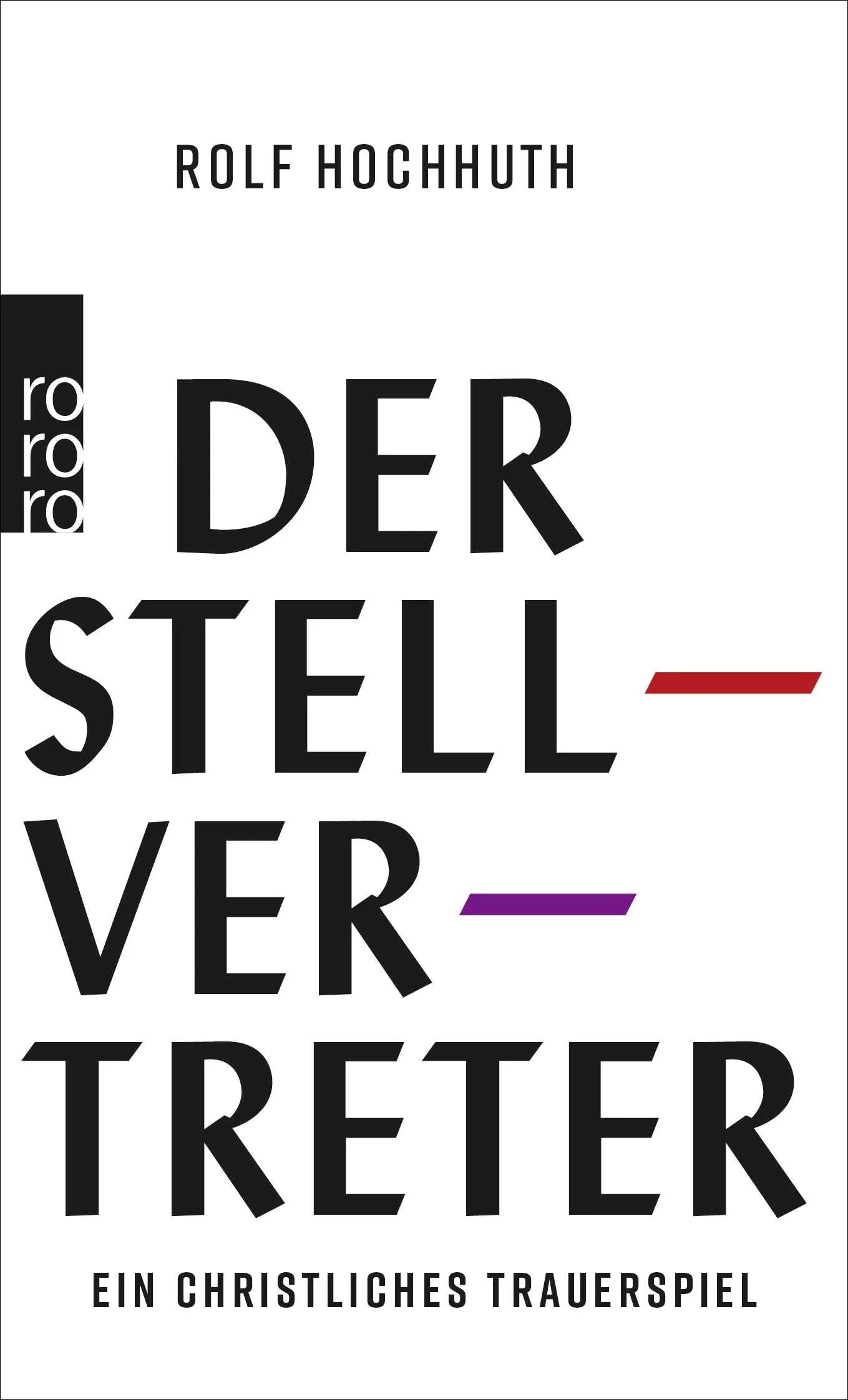 Buchcover von 'Der Stellvertreter' - Taschenbuch von Rolf Hochhuth