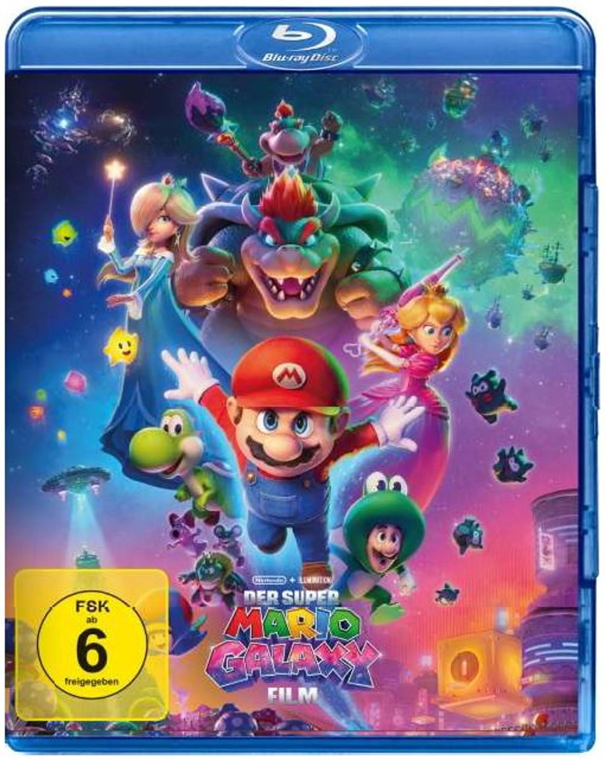 Blu-ray-Cover: Der Super Mario Galaxy Film. Regie: Aaron Horvath