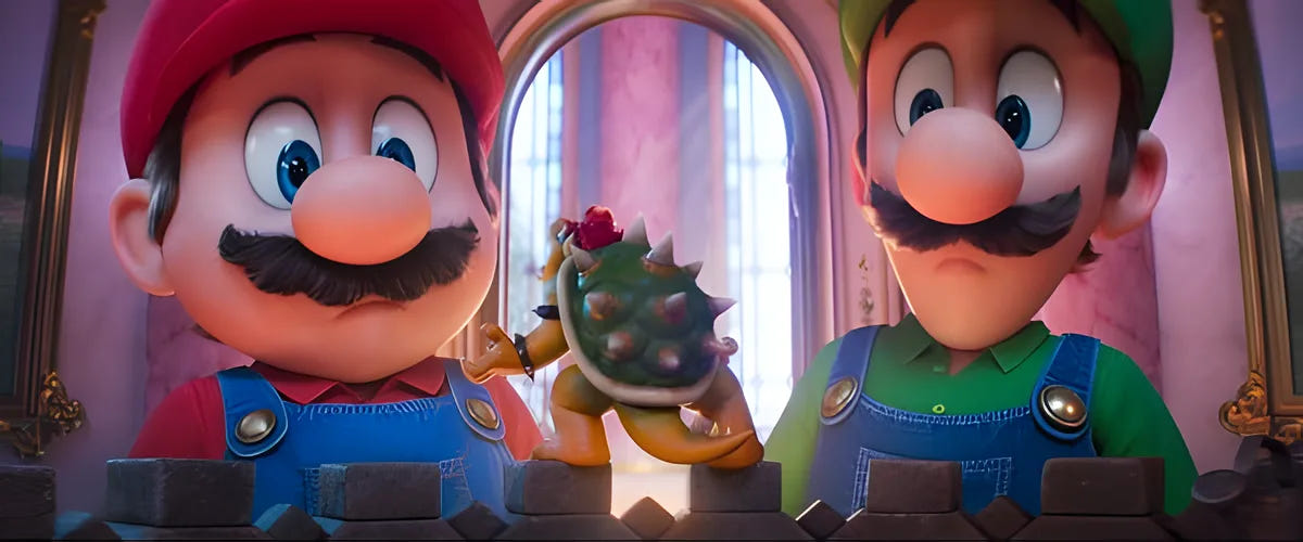 Filmszene 1 aus Der Super Mario Galaxy Film – Blu-ray. Regie: Aaron Horvath