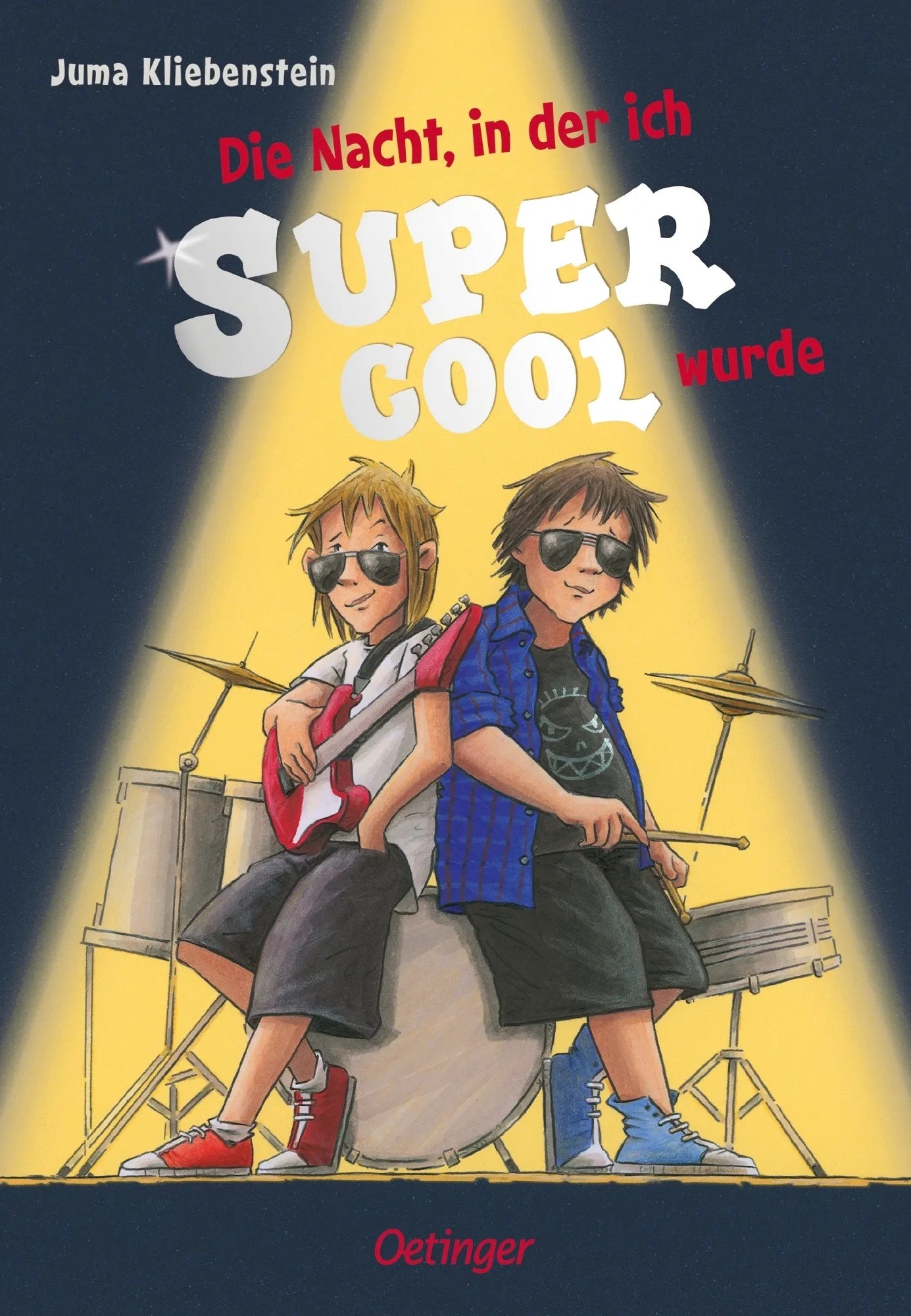 Buchcover von 'Der Tag, an dem ich cool wurde 2. Die Nacht, in der ich supercool wurde' - Gebundene Ausgabe von Juma Kliebenstein