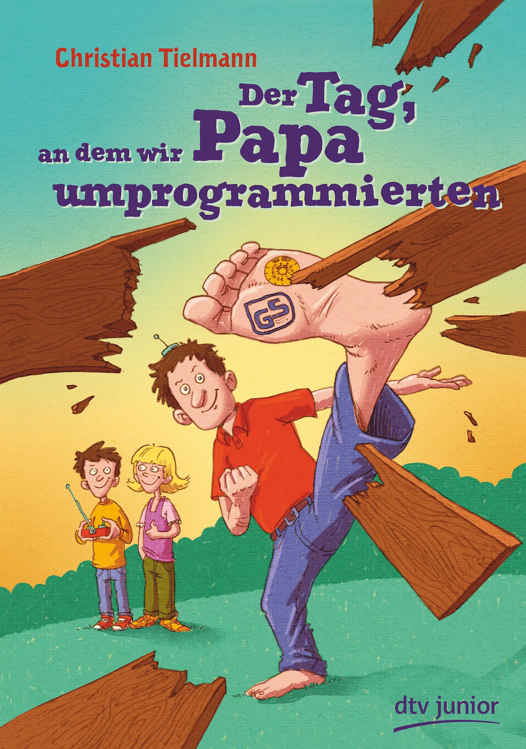 Buchcover von 'Der Tag, an dem wir Papa umprogrammierten' - Gebundene Ausgabe von Christian Tielmann