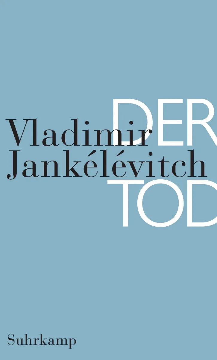 Buchcover von 'Der Tod' - Gebundene Ausgabe von Vladimir Jankélévitch