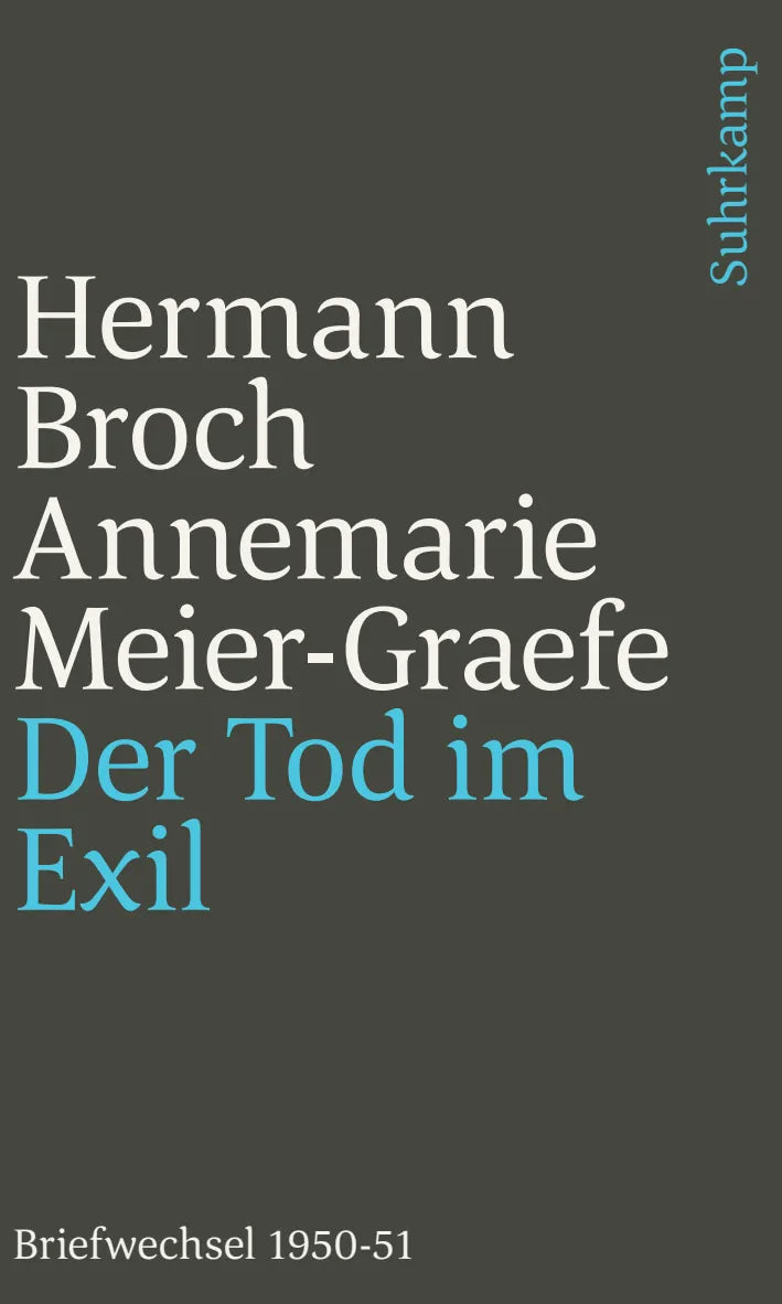 Buchcover von 'Der Tod im Exil' - Taschenbuch von Hermann Broch