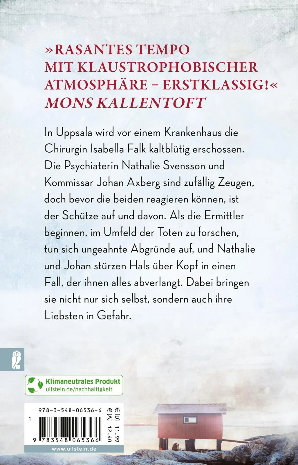 Buchrückseite von 'Der Tod in dir' mit Klappentext - Taschenbuch