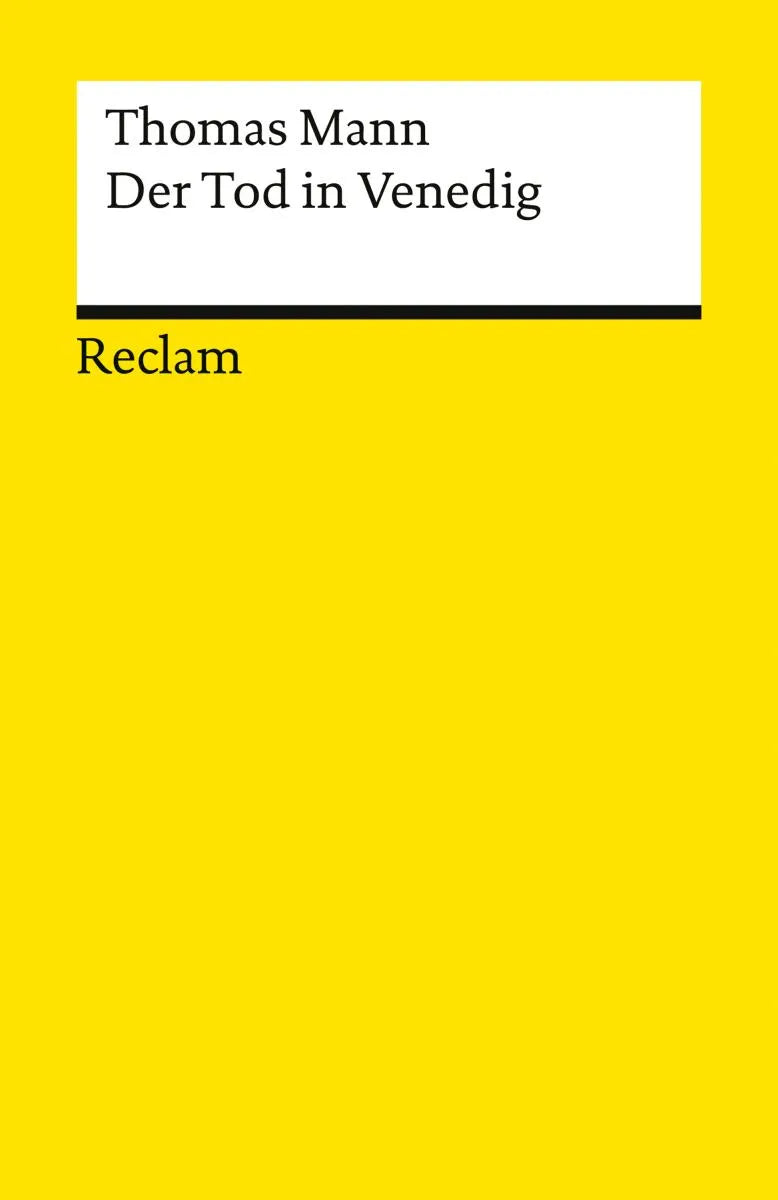 Cover: Der Tod in Venedig (E-Book) von Thomas Mann