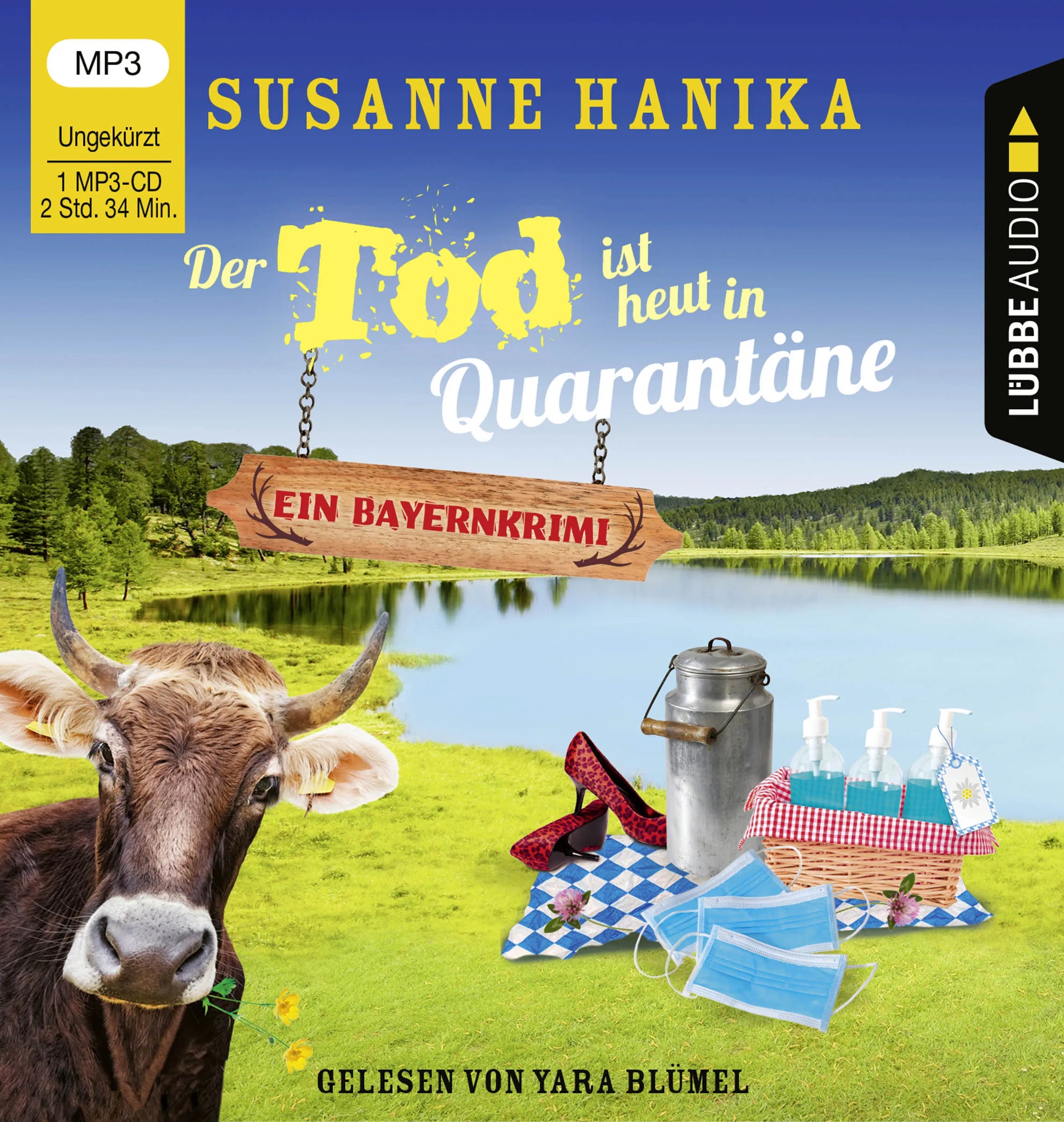 Buchcover von 'Der Tod ist heut in Quarantäne' - Hörbuch (CD) von Susanne Hanika