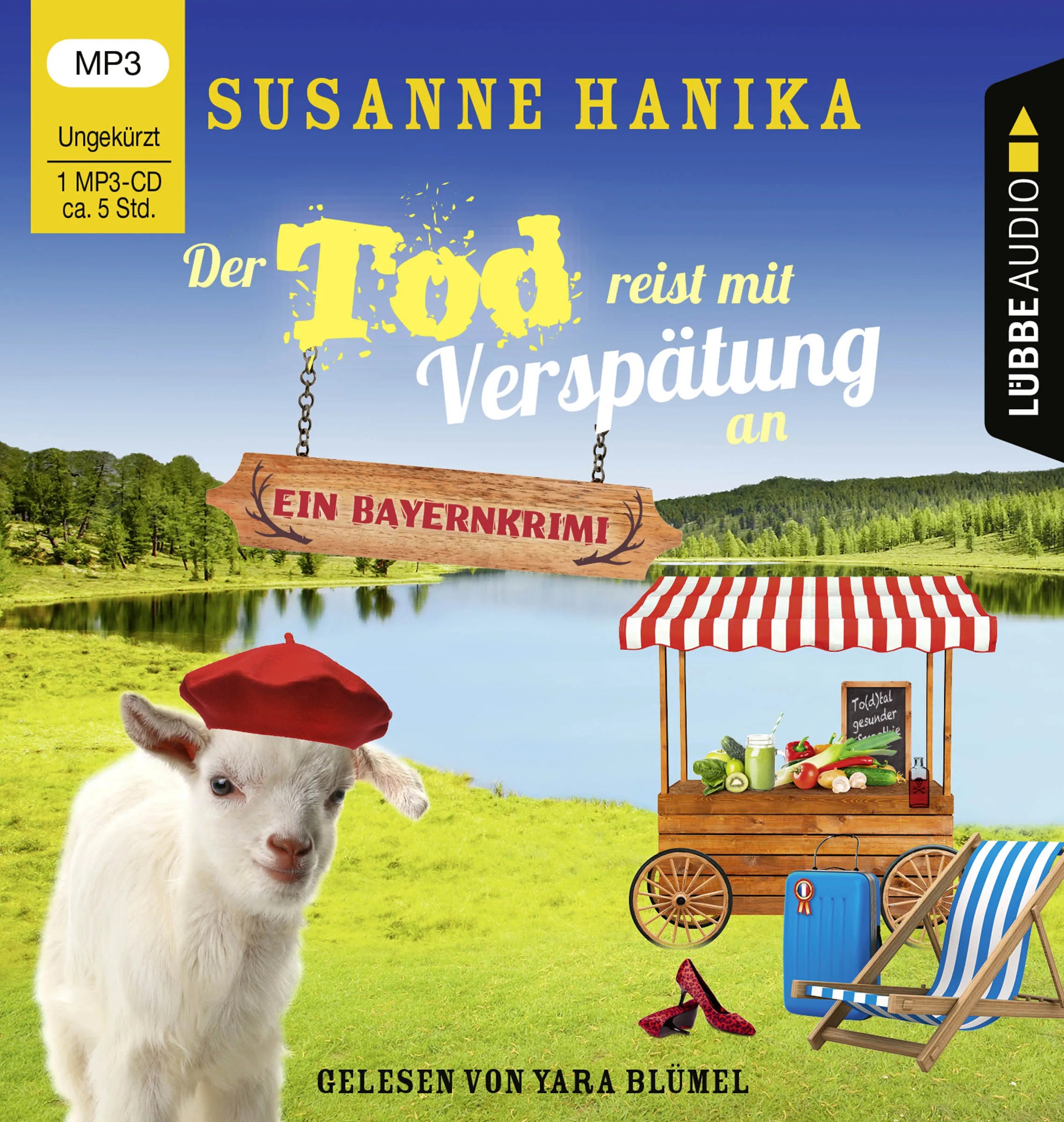 Buchcover von 'Der Tod reist mit Verspätung an' - Hörbuch (CD) von Susanne Hanika