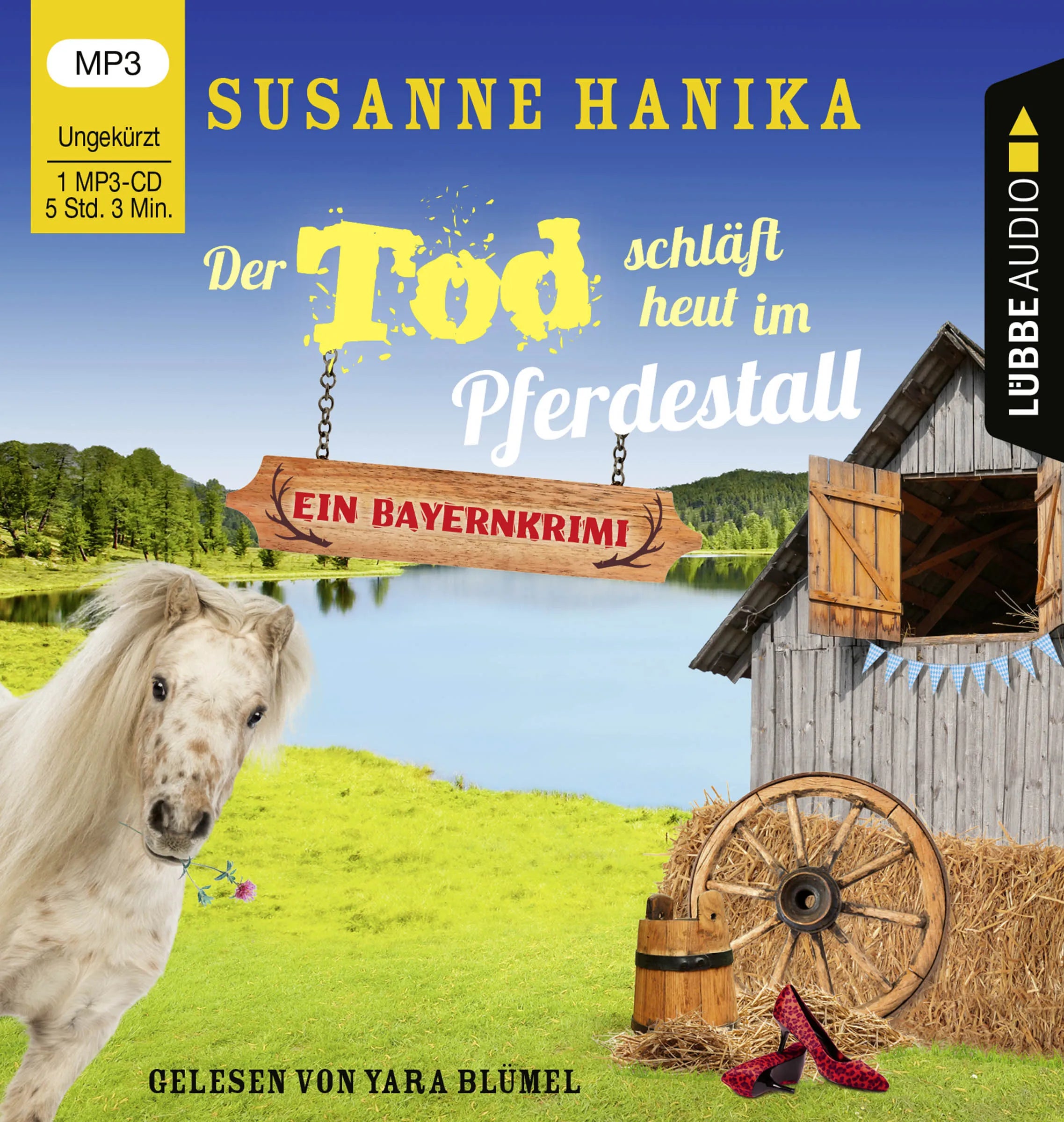 Buchcover von 'Der Tod schläft heut im Pferdestall' - Hörbuch (CD) von Susanne Hanika