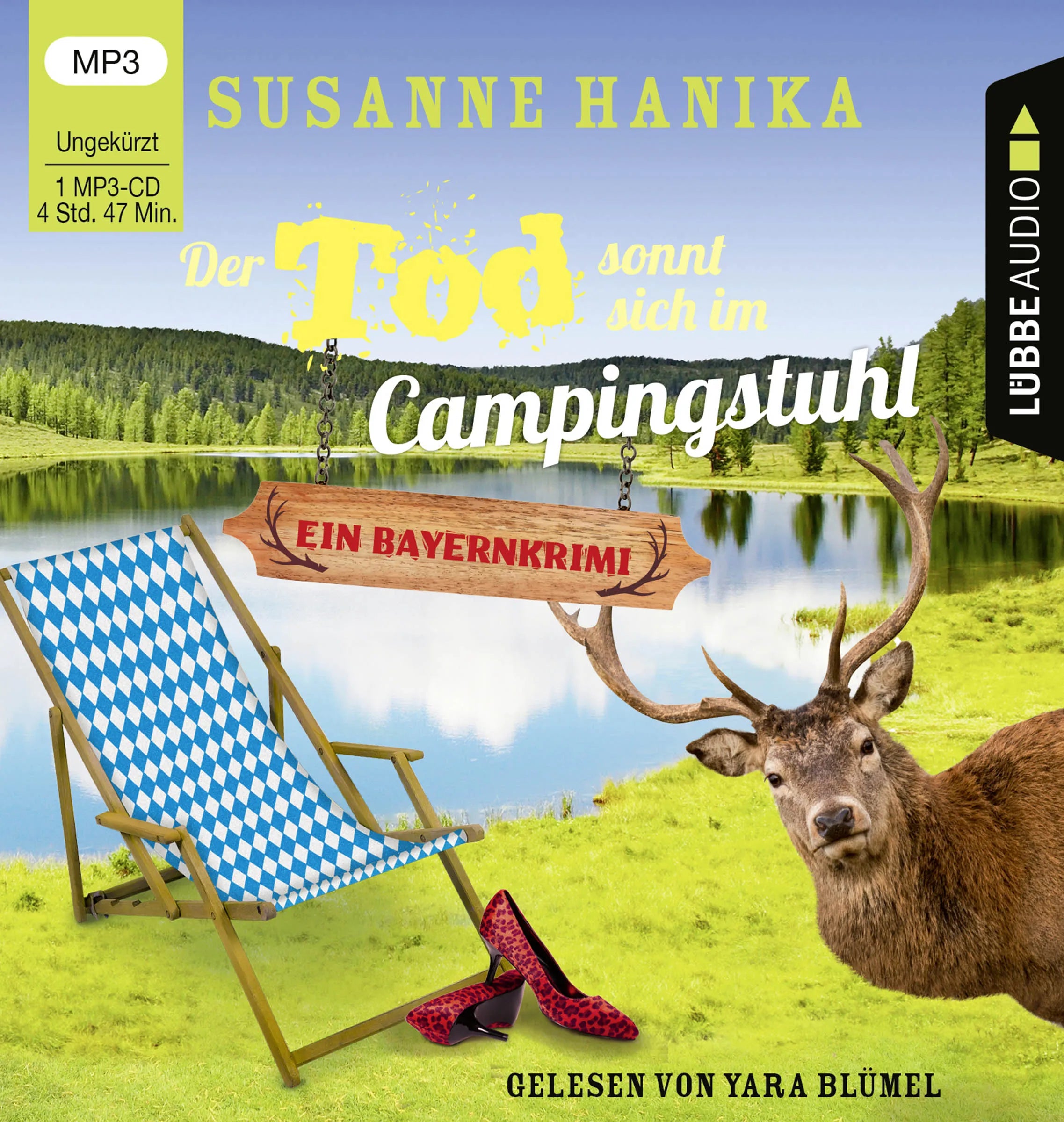 Buchcover von 'Der Tod sonnt sich im Campingstuhl' - Hörbuch (CD) von Susanne Hanika