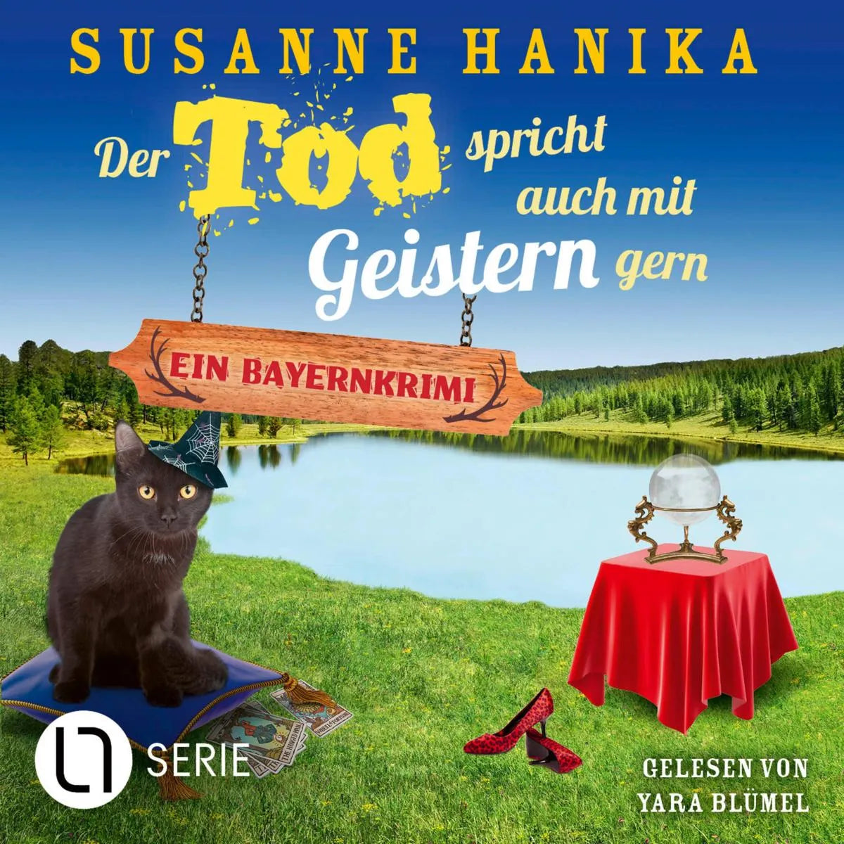 Cover: Der Tod spricht auch mit Geistern gern (Hörbuch Download) von Susanne Hanika