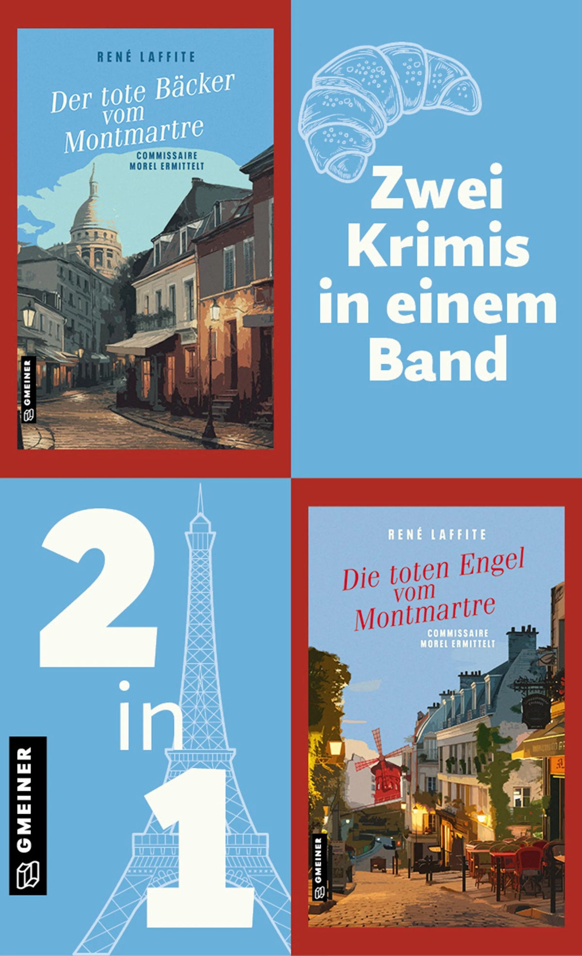 Cover: Der tote Bäcker vom Montmartre & Die toten Engel vom Montmartre (E-Book) von René Laffite