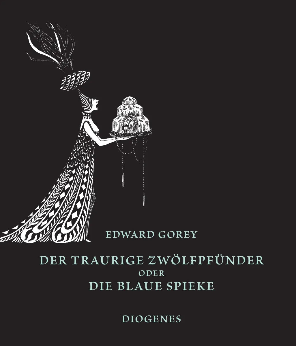 Buchcover von 'Der traurige Zwölfpfünder oder Die blaue Spieke' - Gebundene Ausgabe von Edward Gorey