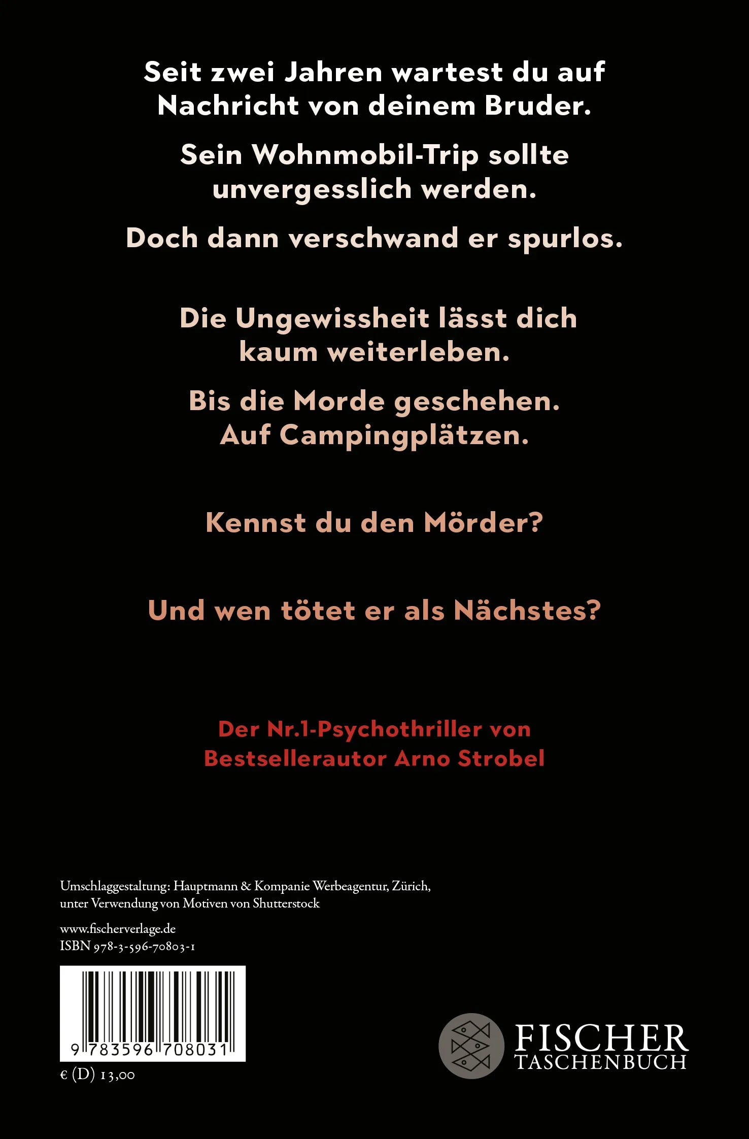 Buchrückseite von 'Der Trip – Du hast dich frei gefühlt. Bis er dich fand.' mit Klappentext - Taschenbuch