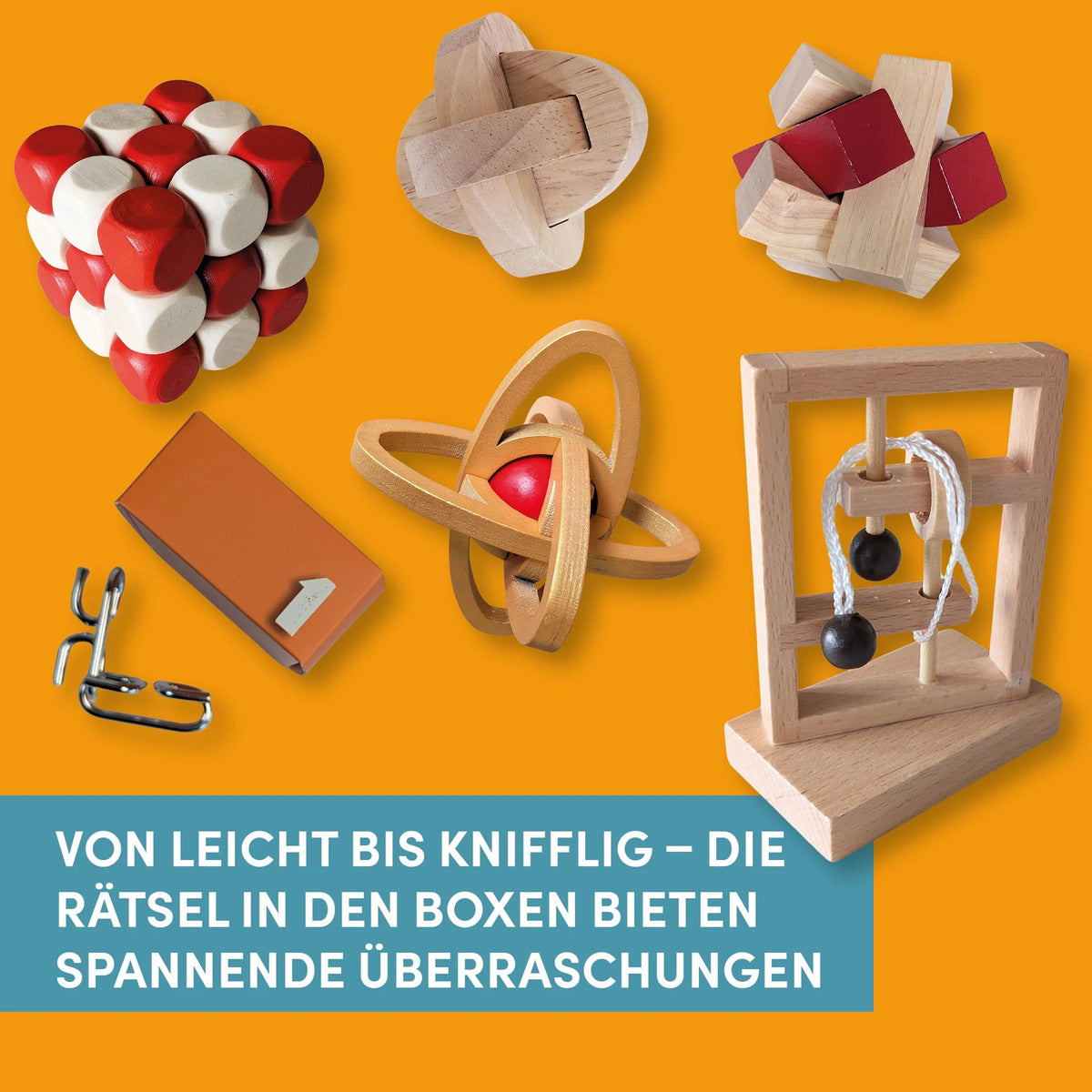 Der ultimative Knobelspiel-Adventskalender – Die besten IQ-Puzzles und Geduldsspiele für 24 Tage – Ansicht