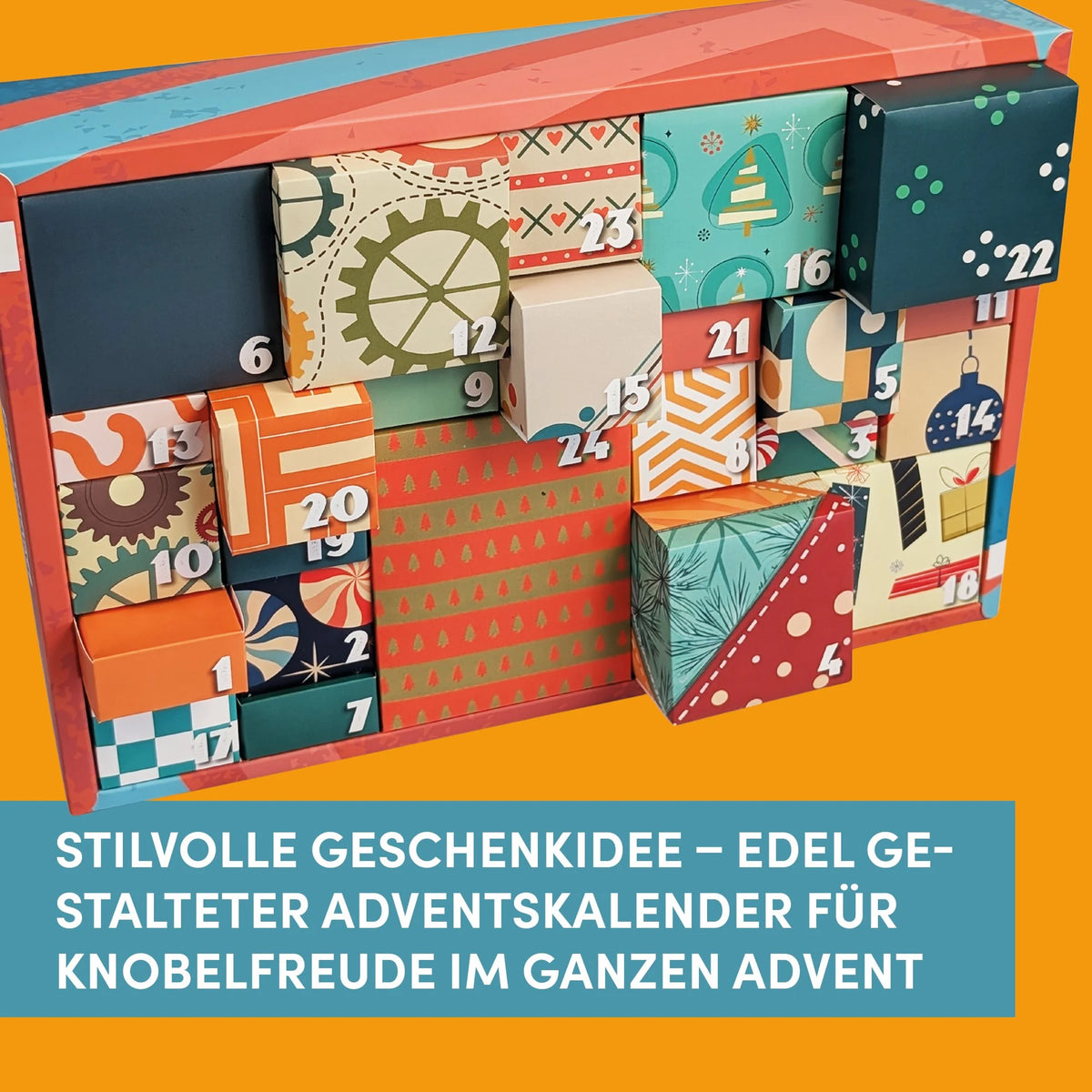 Der ultimative Knobelspiel-Adventskalender – Die besten IQ-Puzzles und Geduldsspiele für 24 Tage – Ansicht