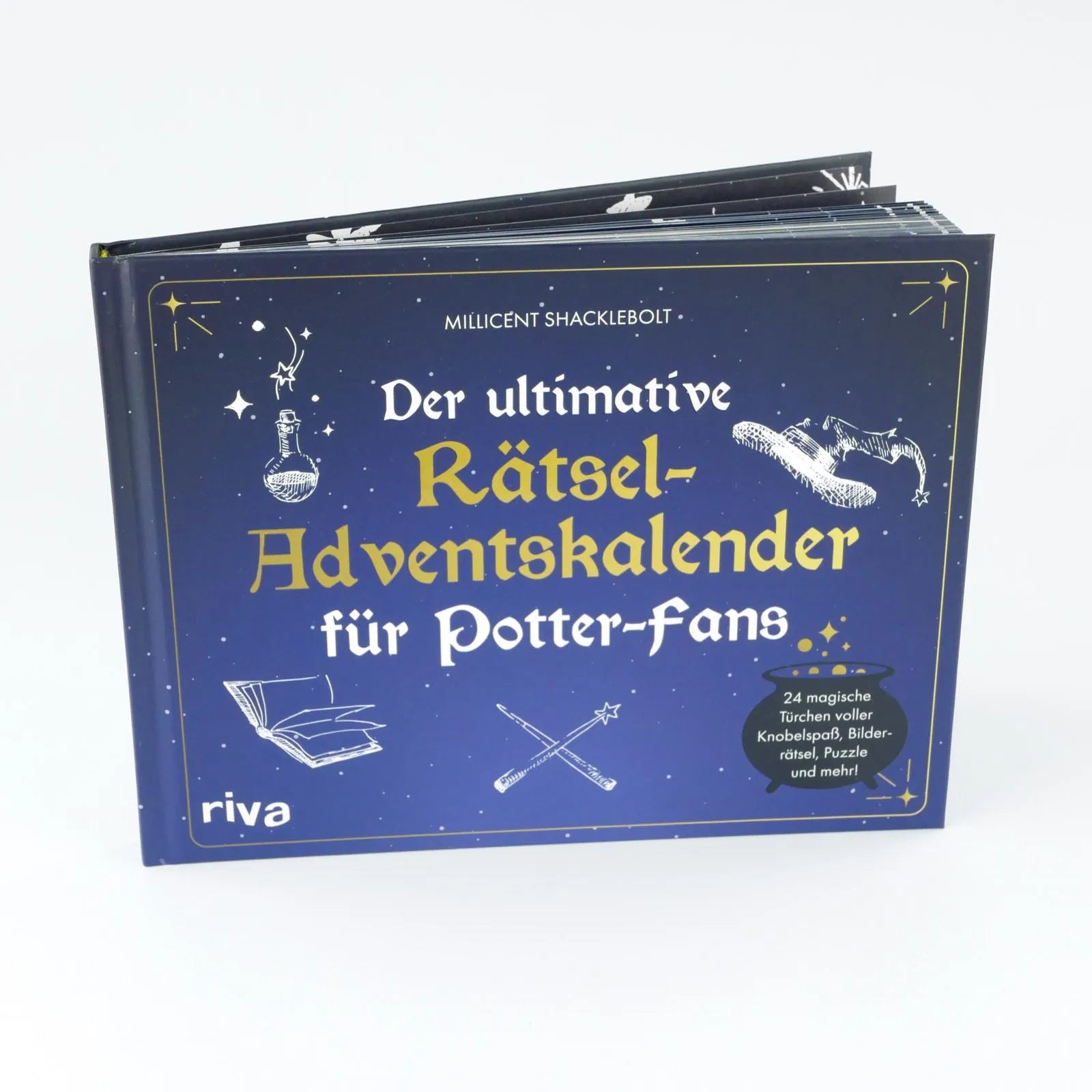 Innenansicht von 'Der ultimative Rätsel-Adventskalender für Potter-Fans' - Gebundene Ausgabe