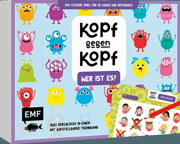 Der ultimative Spielblock: Kopf gegen Kopf – Wer ist es? – Ansicht