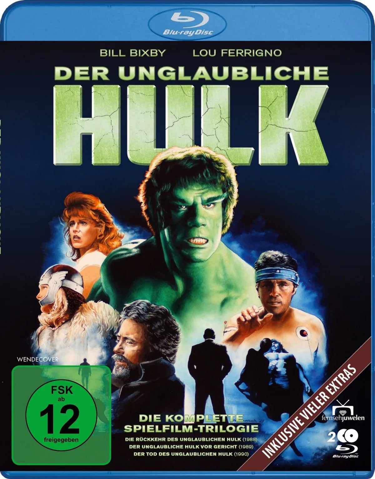 Der unglaubliche Hulk - Die komplette Spielfilm- - Blu-ray Disc