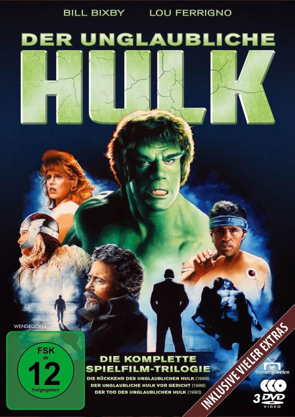 Der unglaubliche Hulk - Die komplette Spielfilm- - DVD