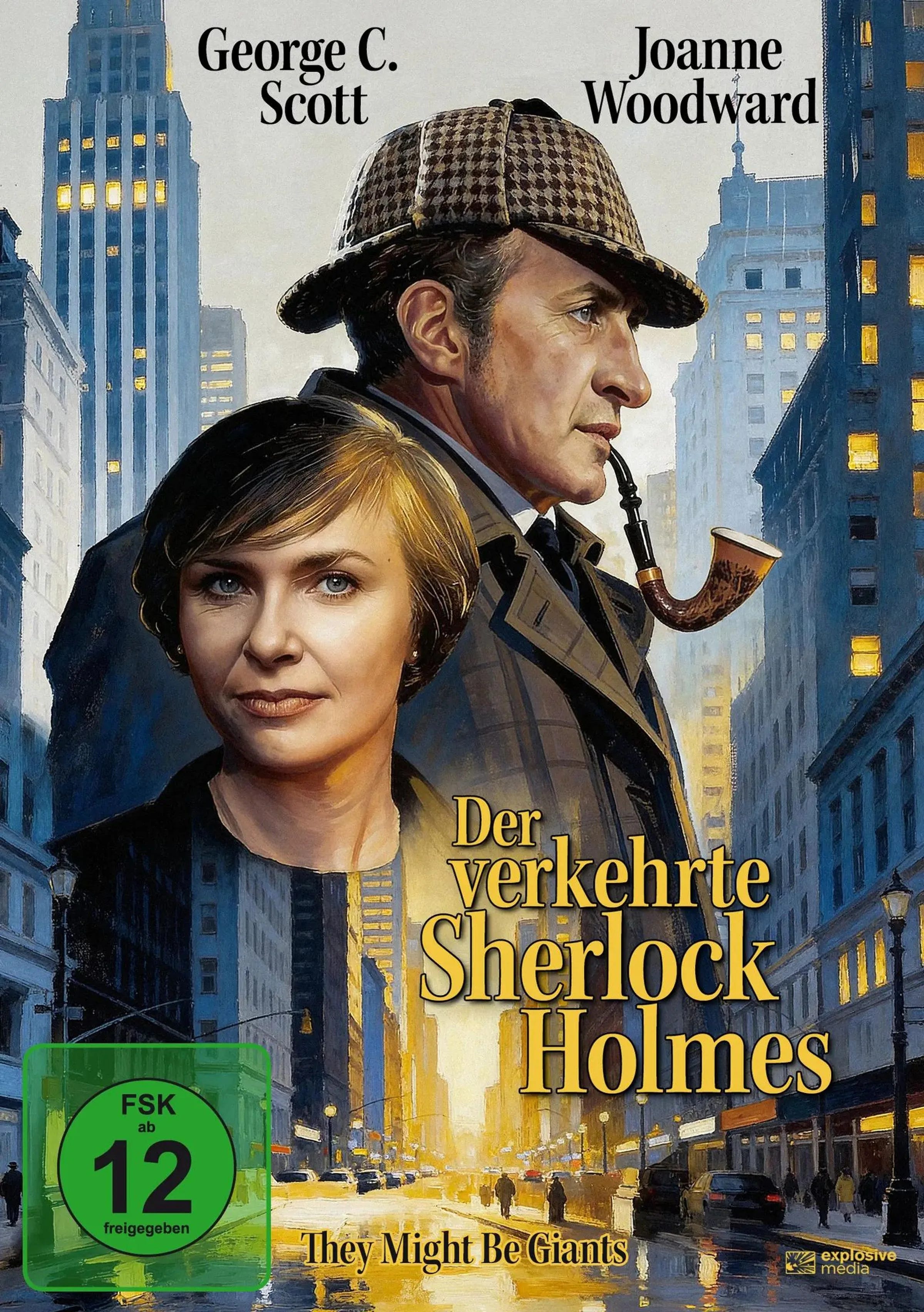 DVD-Cover: Der verkehrte Sherlock Holmes. Regie: Anthony Harvey