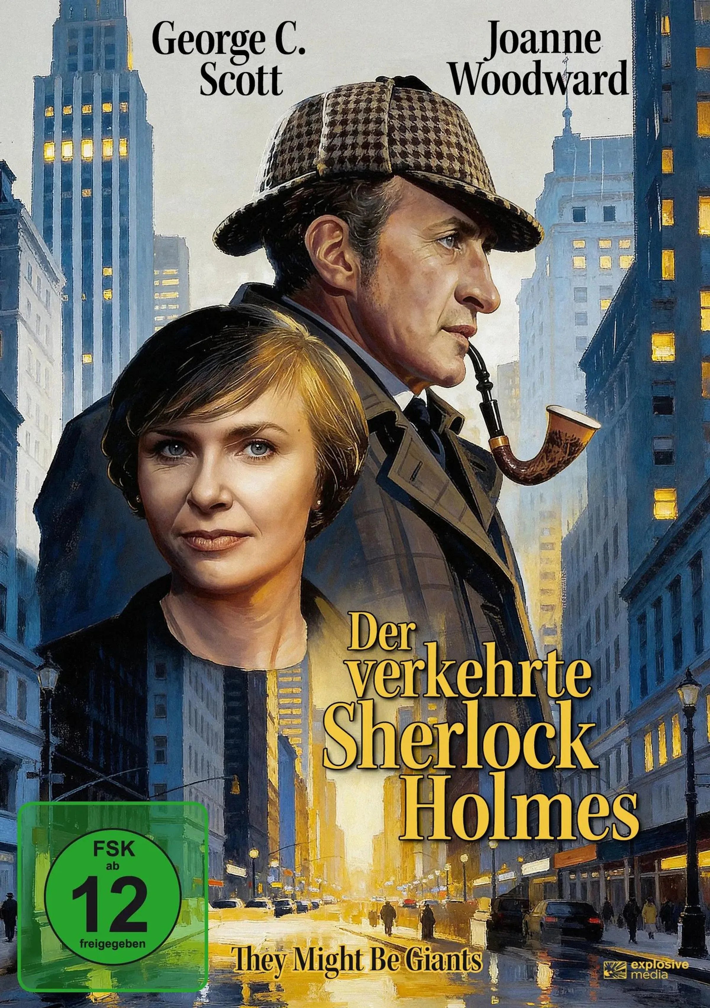 DVD-Cover: Der verkehrte Sherlock Holmes. Regie: Anthony Harvey