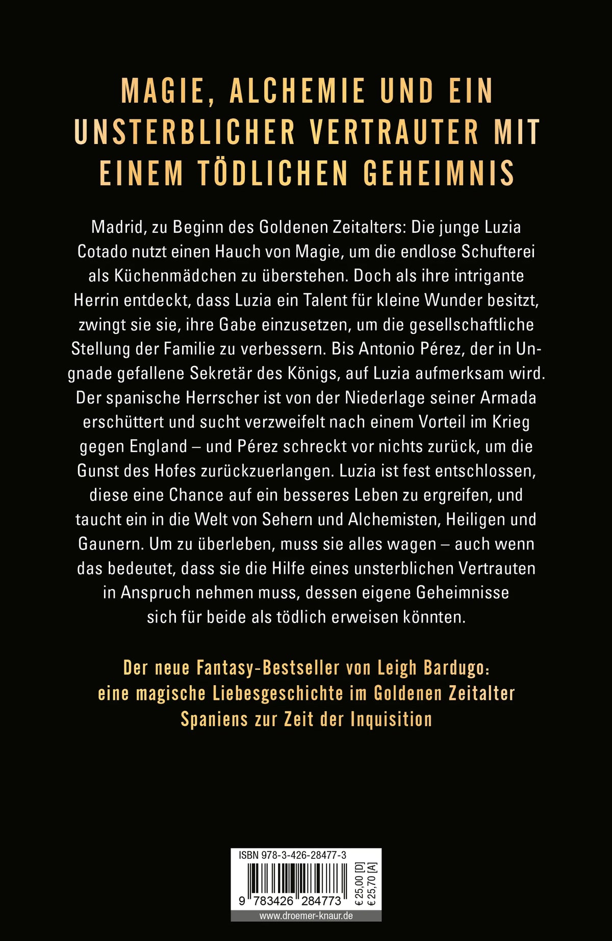 Rückseite: Der Vertraute (Hardcover)