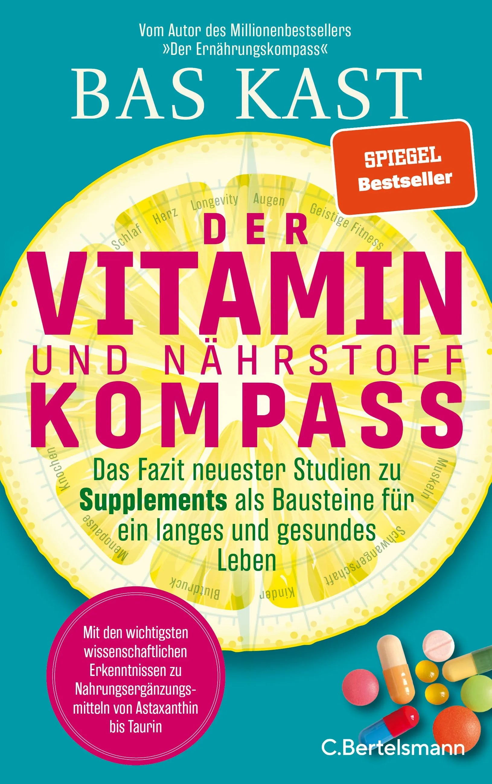 Cover: Der Vitamin- und Nährstoffkompass (Hardcover) von Bas Kast