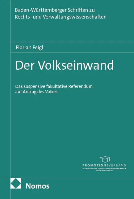 Cover: Der Volkseinwand (E-Book) von Florian Feigl