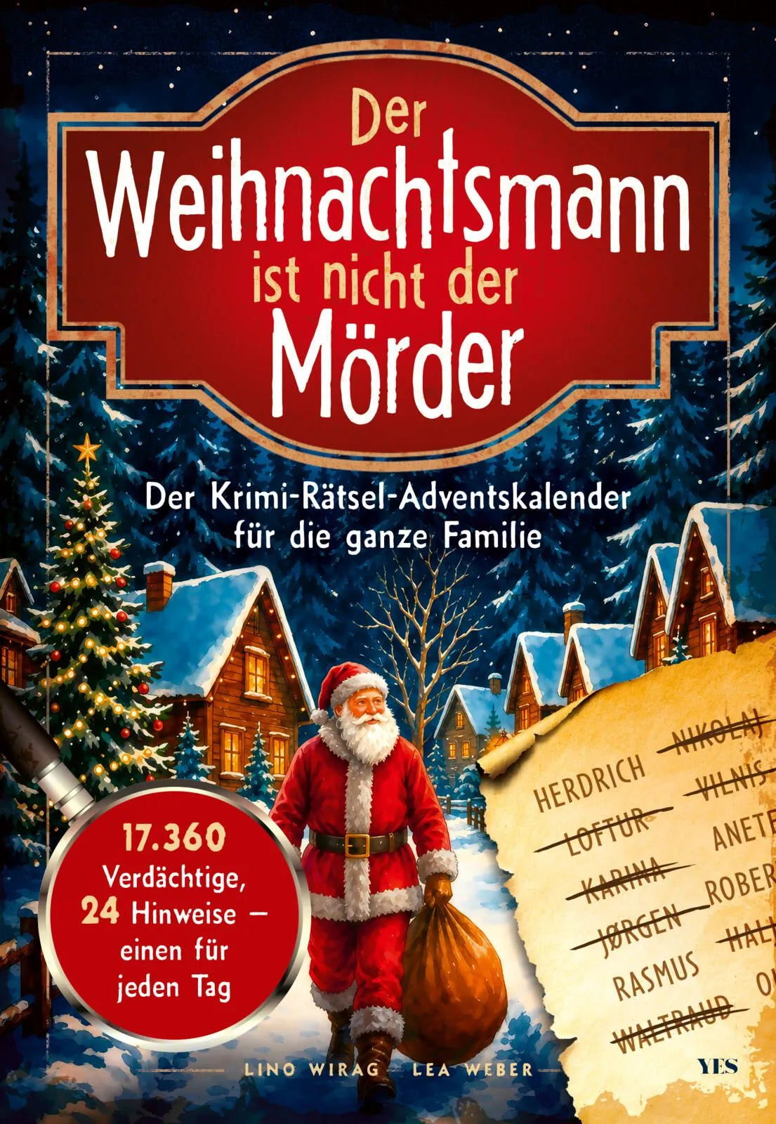Cover: Der Weihnachtsmann ist nicht der Mörder (Taschenbuch) von Lea Weber