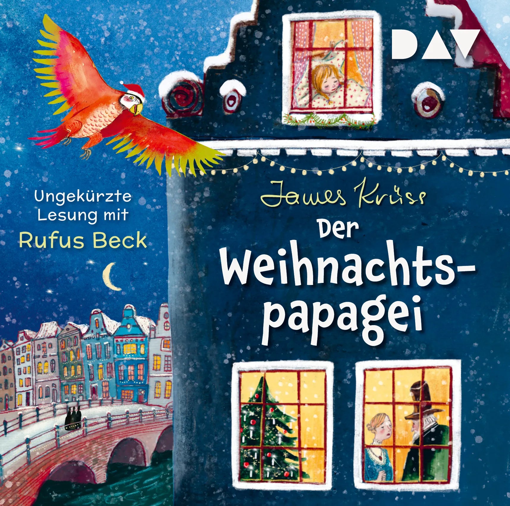 Buchcover von 'Der Weihnachtspapagei' - Hörbuch (CD) von James Krüss
