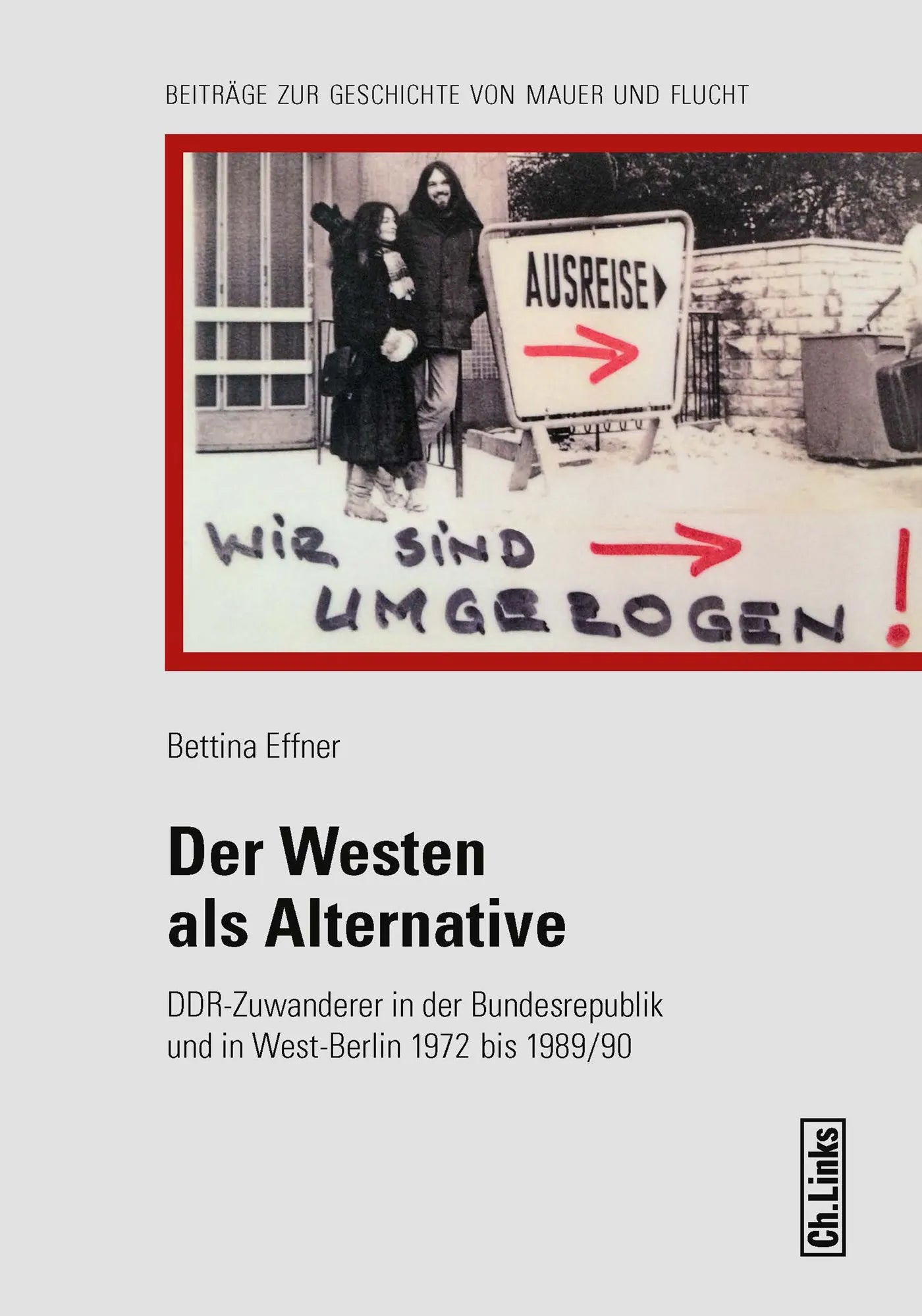 Buchcover von 'Der Westen als Alternative' - Gebundene Ausgabe von Bettina Effner