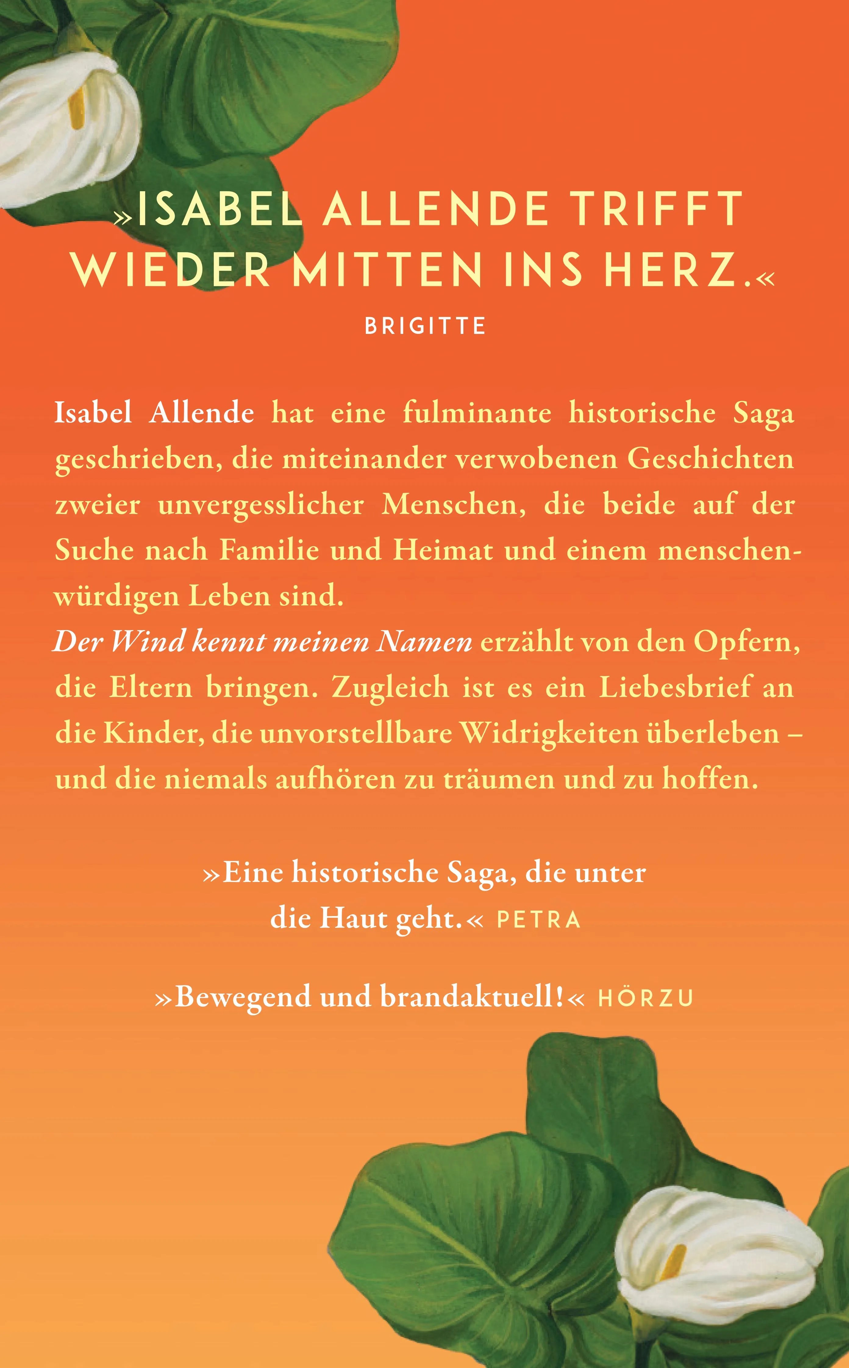 Rückseite: Der Wind kennt meinen Namen (Taschenbuch)