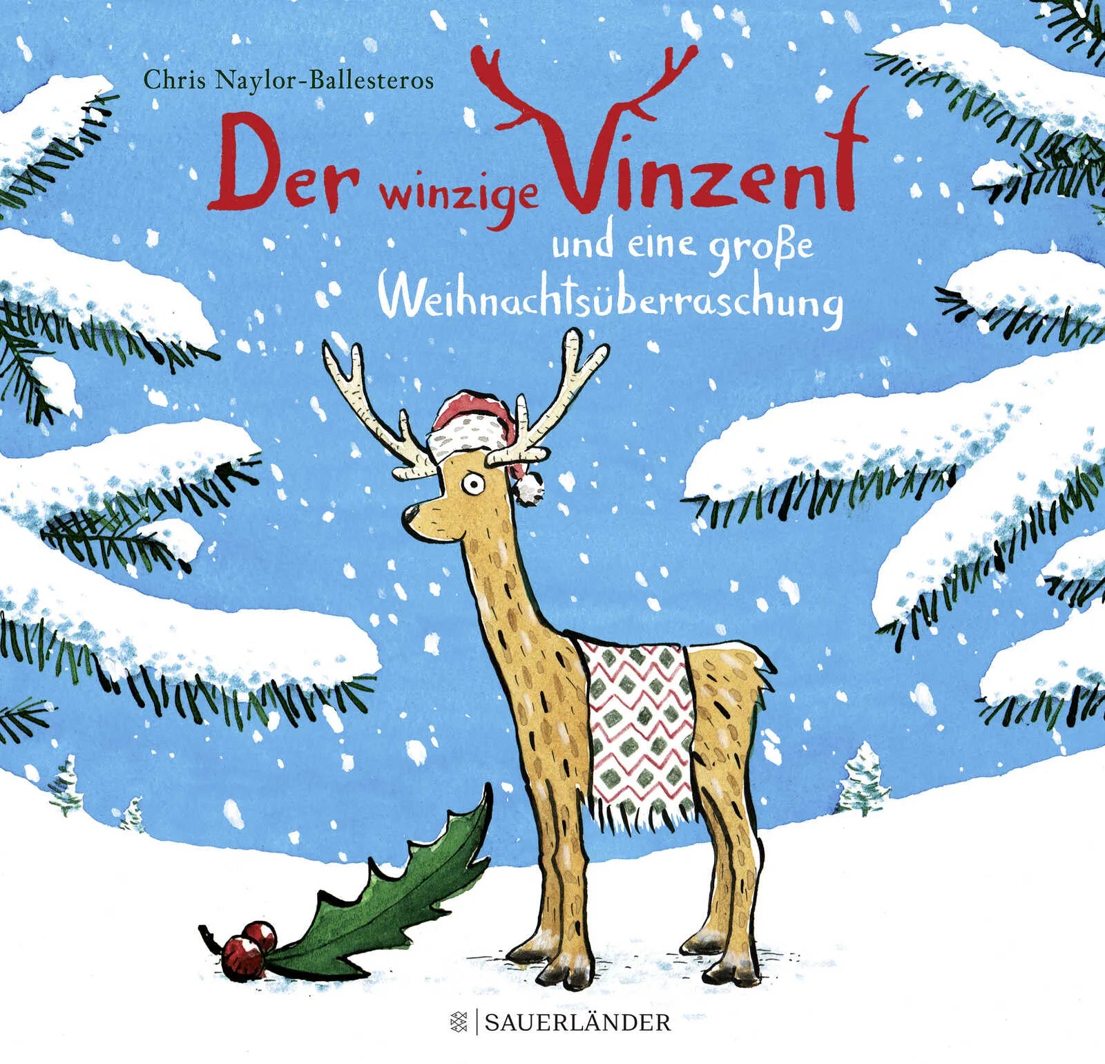 Buchcover von 'Der winzige Vinzent und eine große Weihnachtsüberraschung' - Gebundene Ausgabe von Chris Naylor-Ballesteros