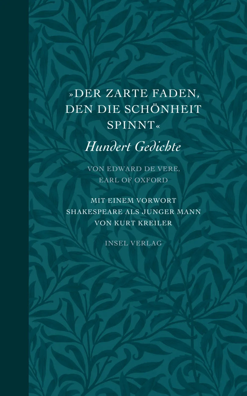 Buchcover von '»Der zarte Faden, den die Schönheit spinnt«' - Gebundene Ausgabe von Edward Vere, Earl of Oxford