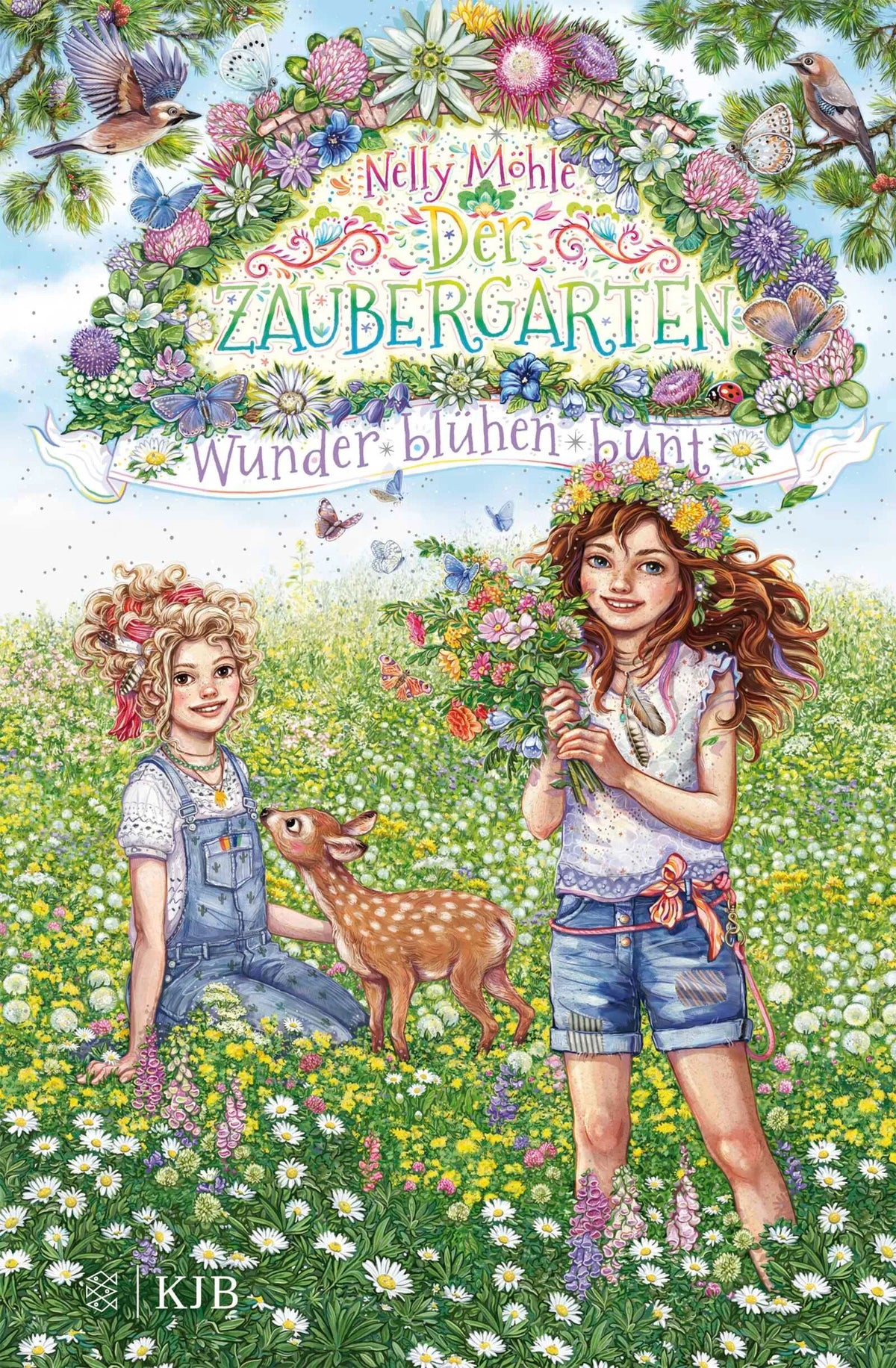 Cover: Der Zaubergarten – Wunder blühen bunt (Hardcover) von Nelly Möhle