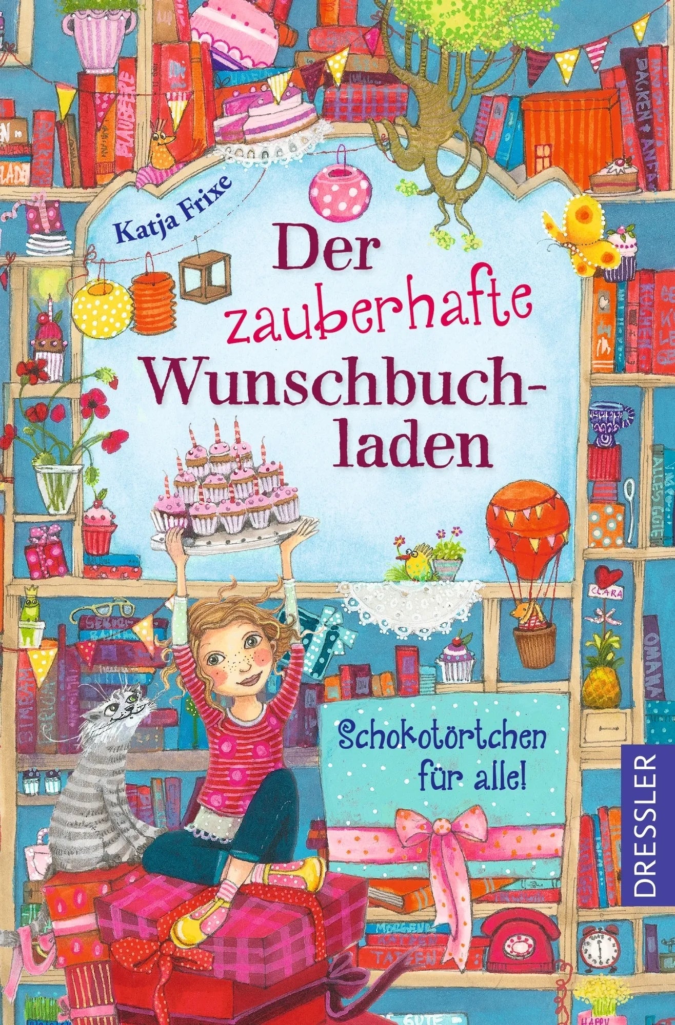 Buchcover von 'Der zauberhafte Wunschbuchladen 3. Schokotörtchen für alle!' - Taschenbuch von Katja Frixe