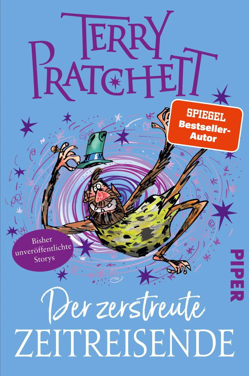 Buchcover von 'Der zerstreute Zeitreisende' - Gebundene Ausgabe von Terry Pratchett